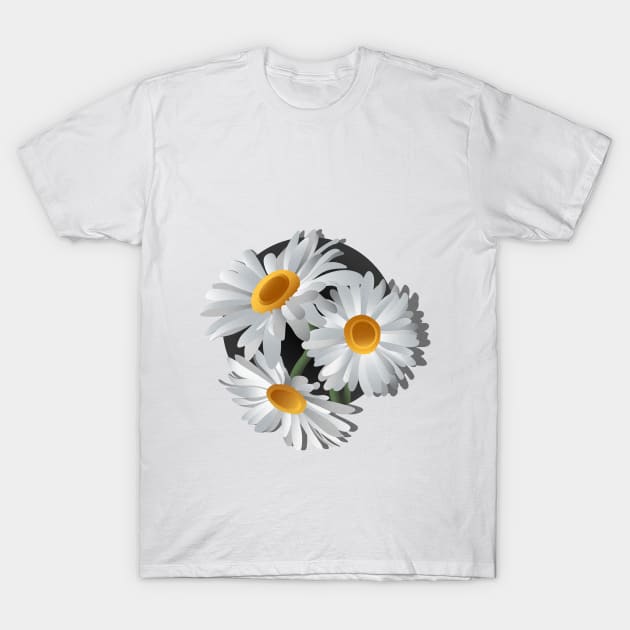 Сhamomile flowers T-Shirt by Stellula